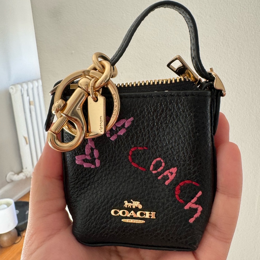 Coach little bag charm
